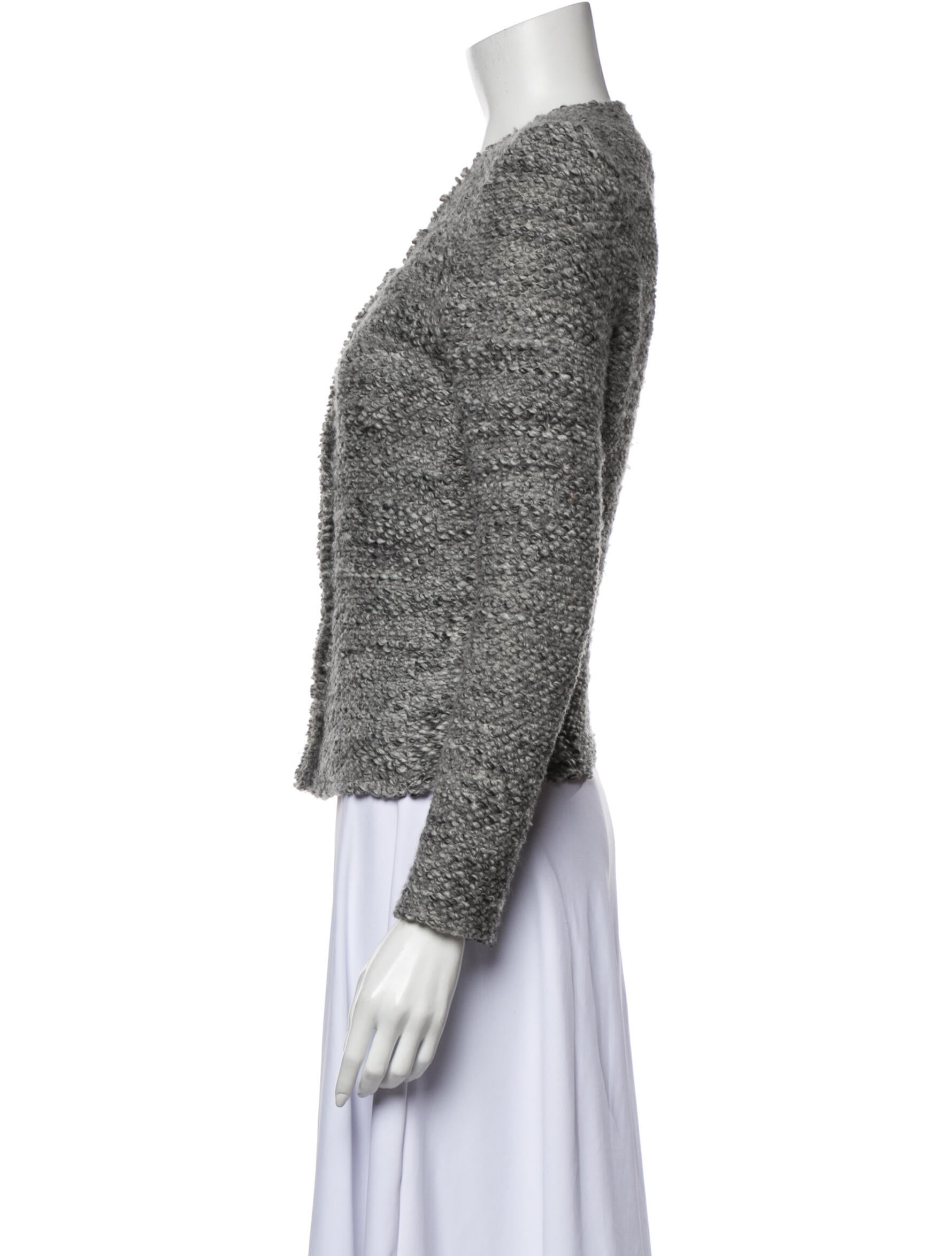 Iro Wool Tweed Pattern Jacket