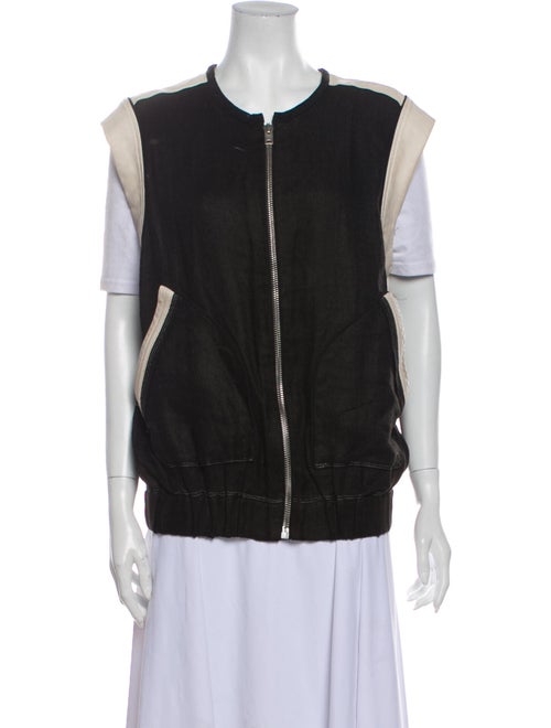 Iro Linen Vest Black
