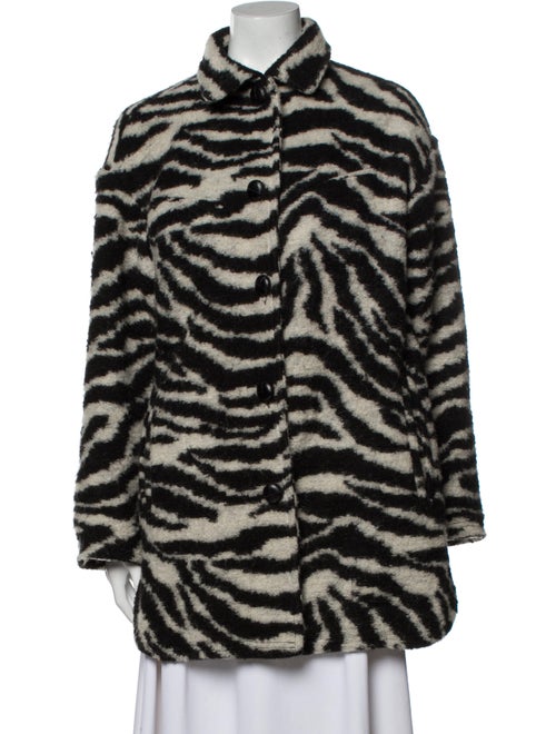Iro Animal Print Coat