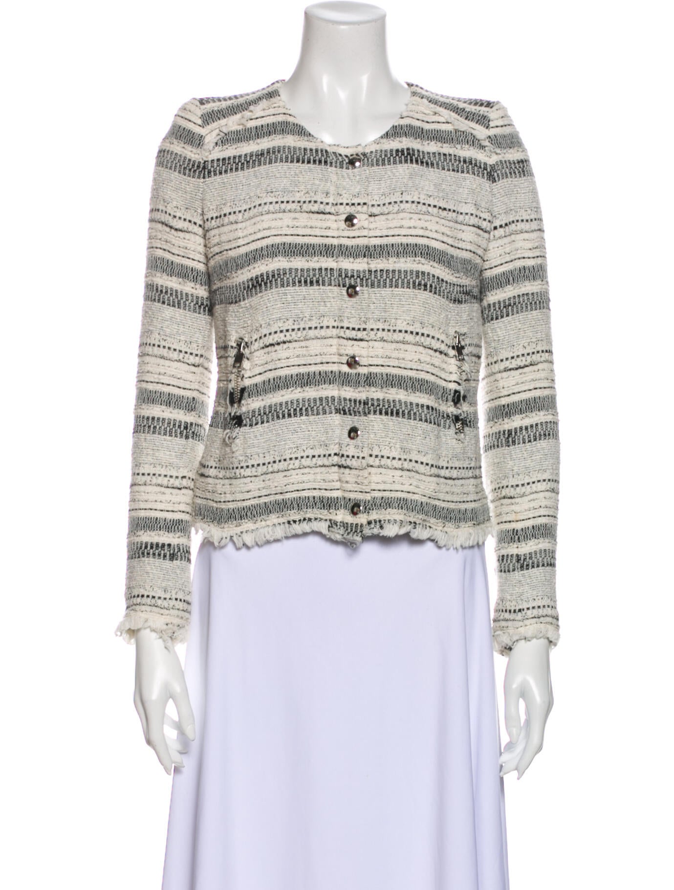 Iro Lizzie Striped Evening Jacket