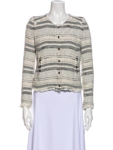 Iro Jackets Lizzie Striped Evening Jacket XS