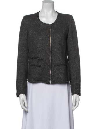 Iro Tweed Pattern Evening Jacket