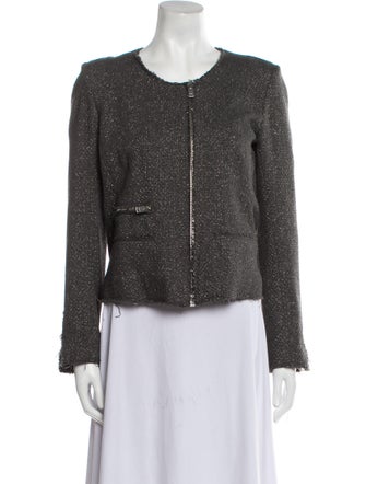 Iro Tweed Pattern Evening Jacket