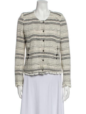 Iro Jackets Lizzie Tweed Pattern Evening Jacket XS