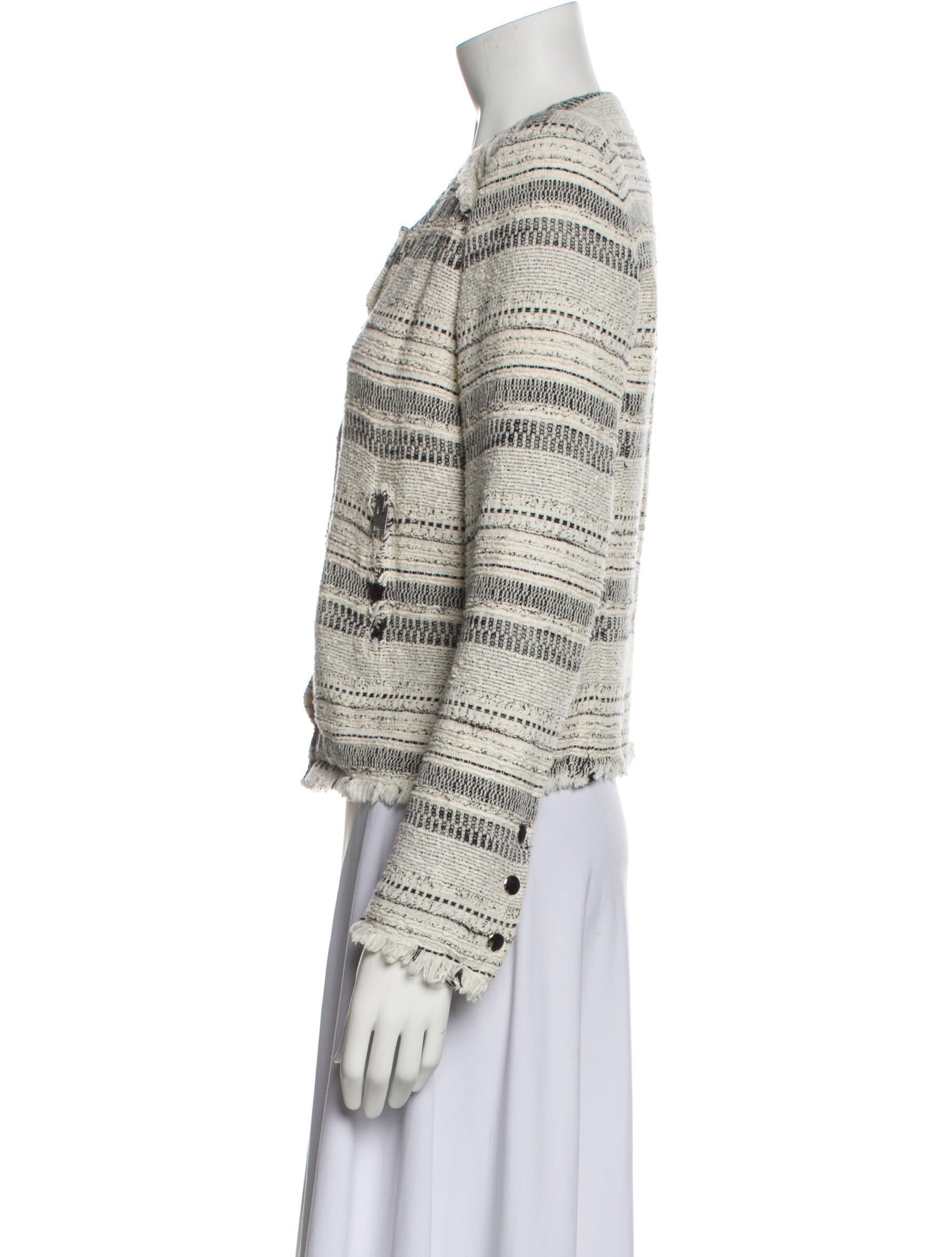 Iro Lizzie Tweed Pattern Evening Jacket