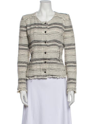 Iro Jackets Tweed Pattern Evening Jacket S