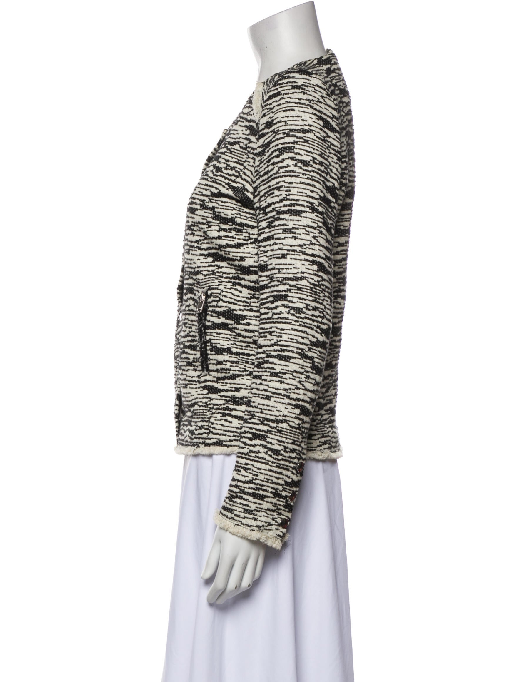 Iro Tweed Pattern Evening Jacket