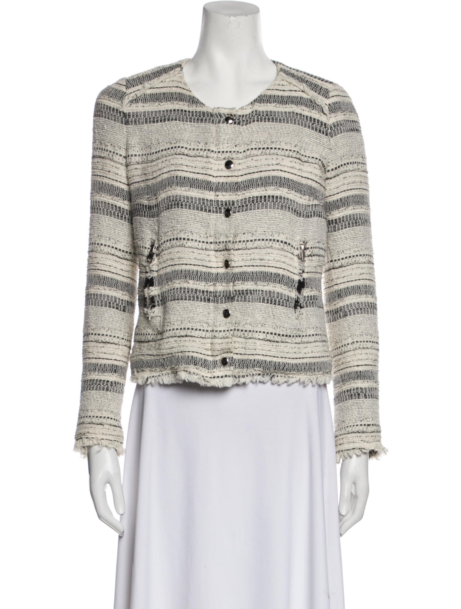 Iro Tweed Pattern Evening Jacket