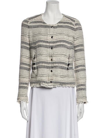 Iro Jackets Tweed Pattern Evening Jacket S