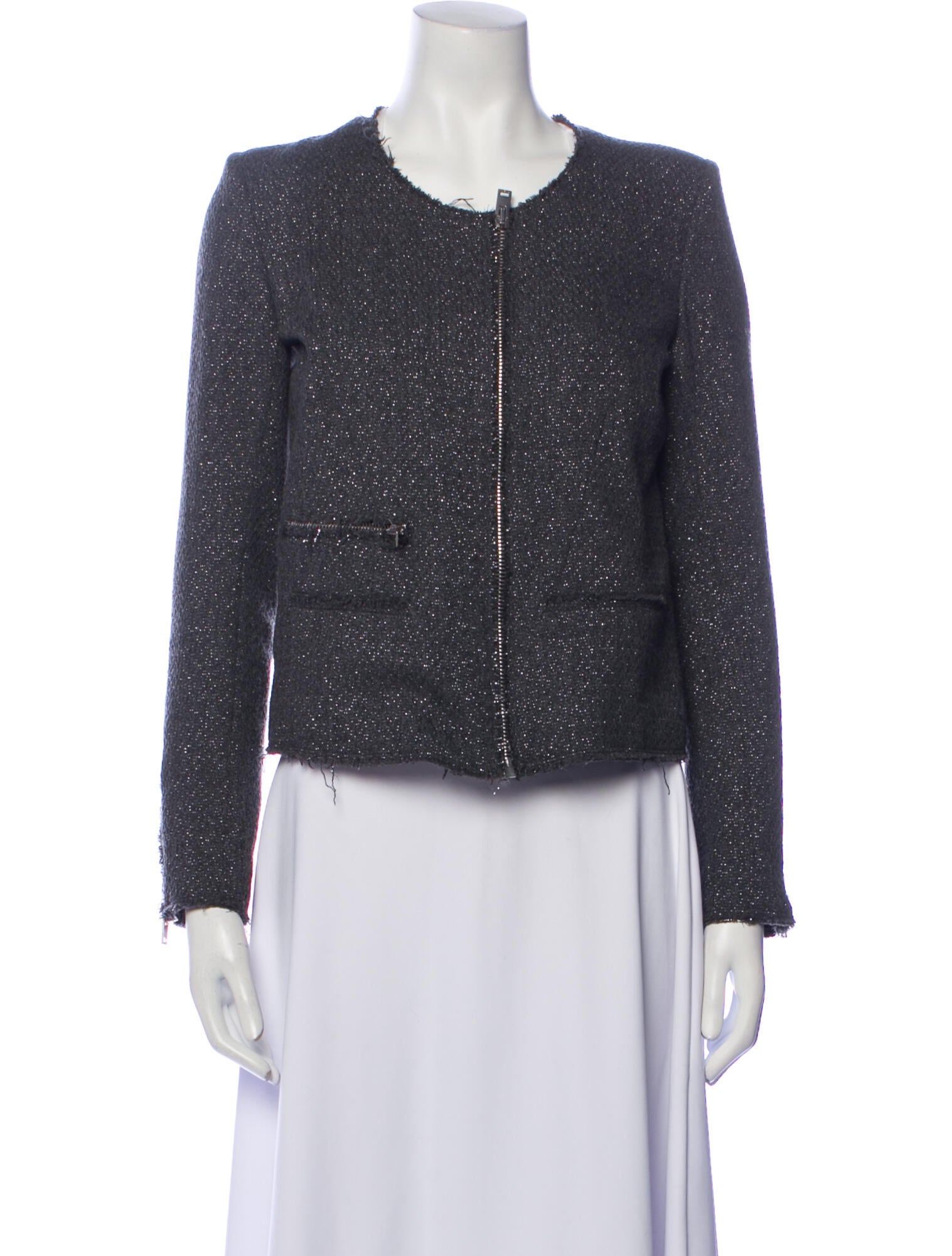 Iro Tweed Pattern Evening Jacket