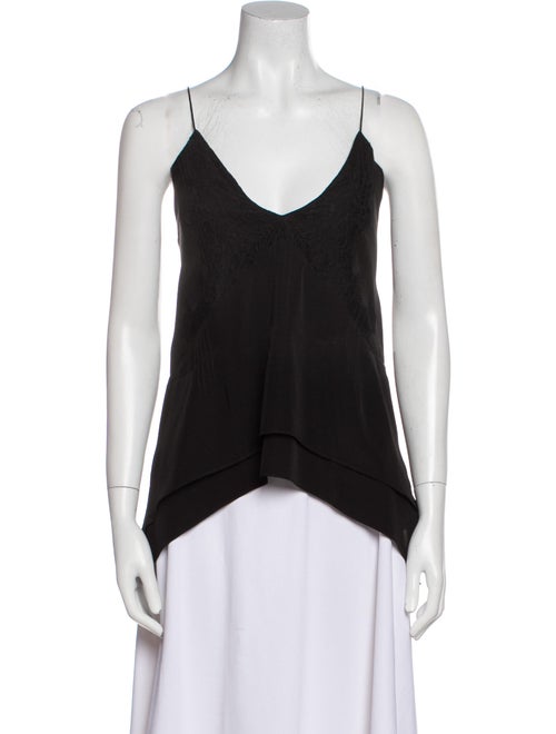 IRO Womens Cold-Shoulder Silk Top 36 Black IRO Womens Cold-Shoulder Silk Top 36 Black