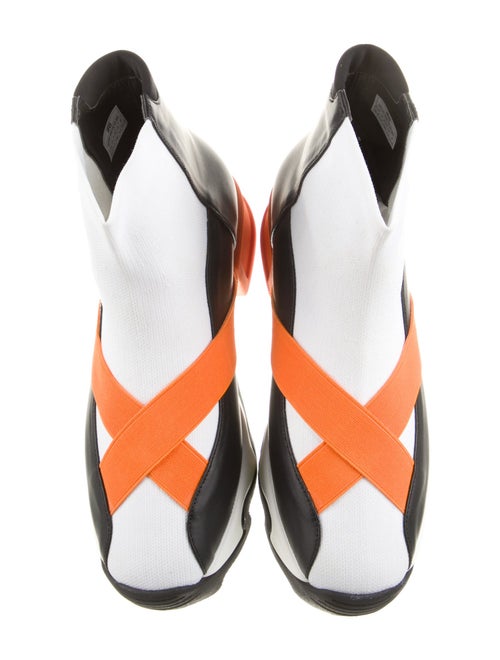 iRi Leather Colorblock Pattern Sneakers