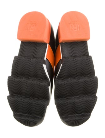 iRi Leather Colorblock Pattern Sneakers