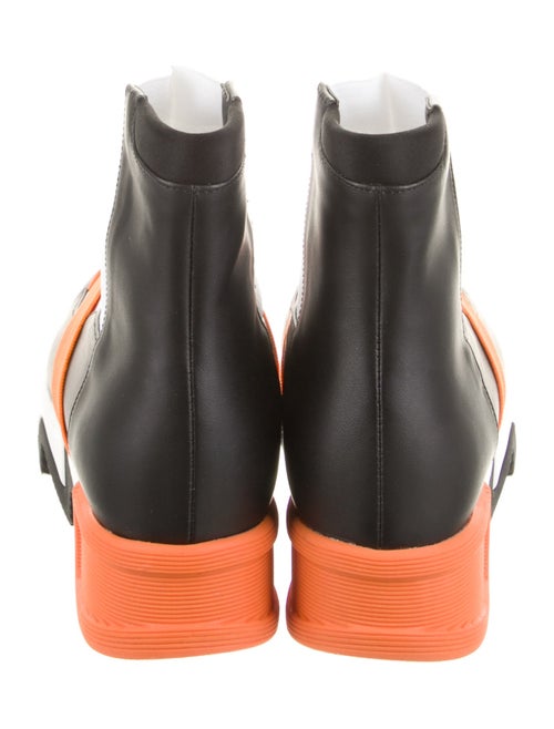 iRi Leather Colorblock Pattern Sock Sneakers