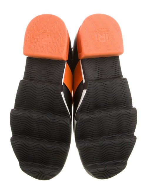 iRi Leather Colorblock Pattern Sock Sneakers