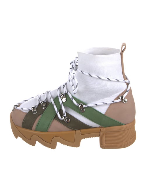 iRi Colorblock Pattern Combat Boots