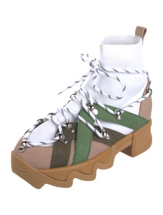 iRi Colorblock Pattern Combat Boots