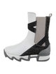 iRi Leather Colorblock Pattern Chelsea Boots