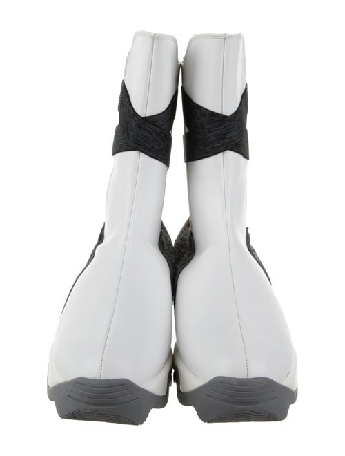 iRi Leather Colorblock Pattern Chelsea Boots