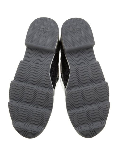 iRi Leather Colorblock Pattern Chelsea Boots