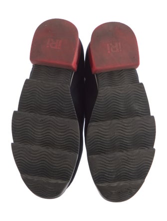 iRi Nylon Colorblock Pattern Mules