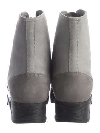 iRi Suede Combat Boots