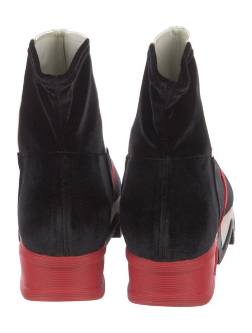 iRi Leather Colorblock Pattern Sock Sneakers