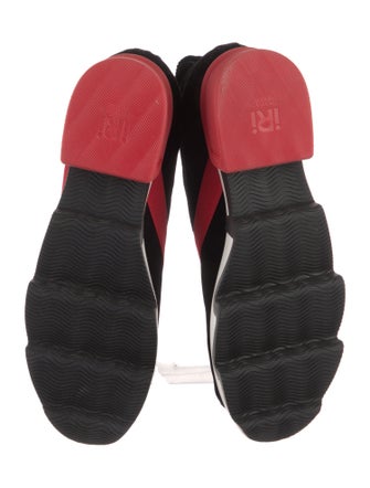 iRi Leather Colorblock Pattern Sock Sneakers