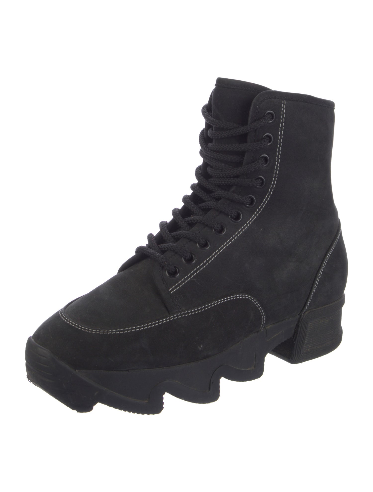 iRi Suede Combat Boots