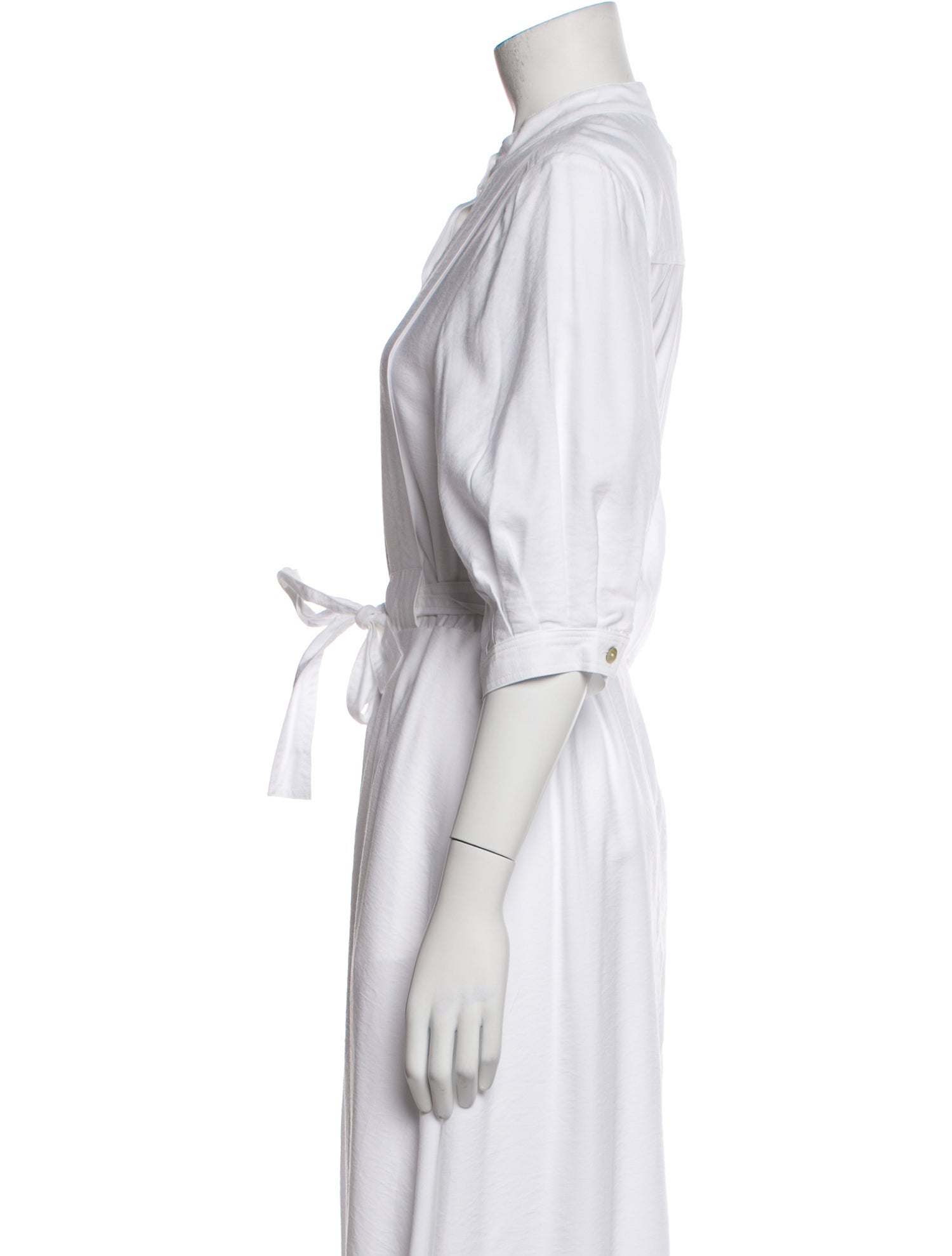 Iris & Ink Mock Neck Long Dress