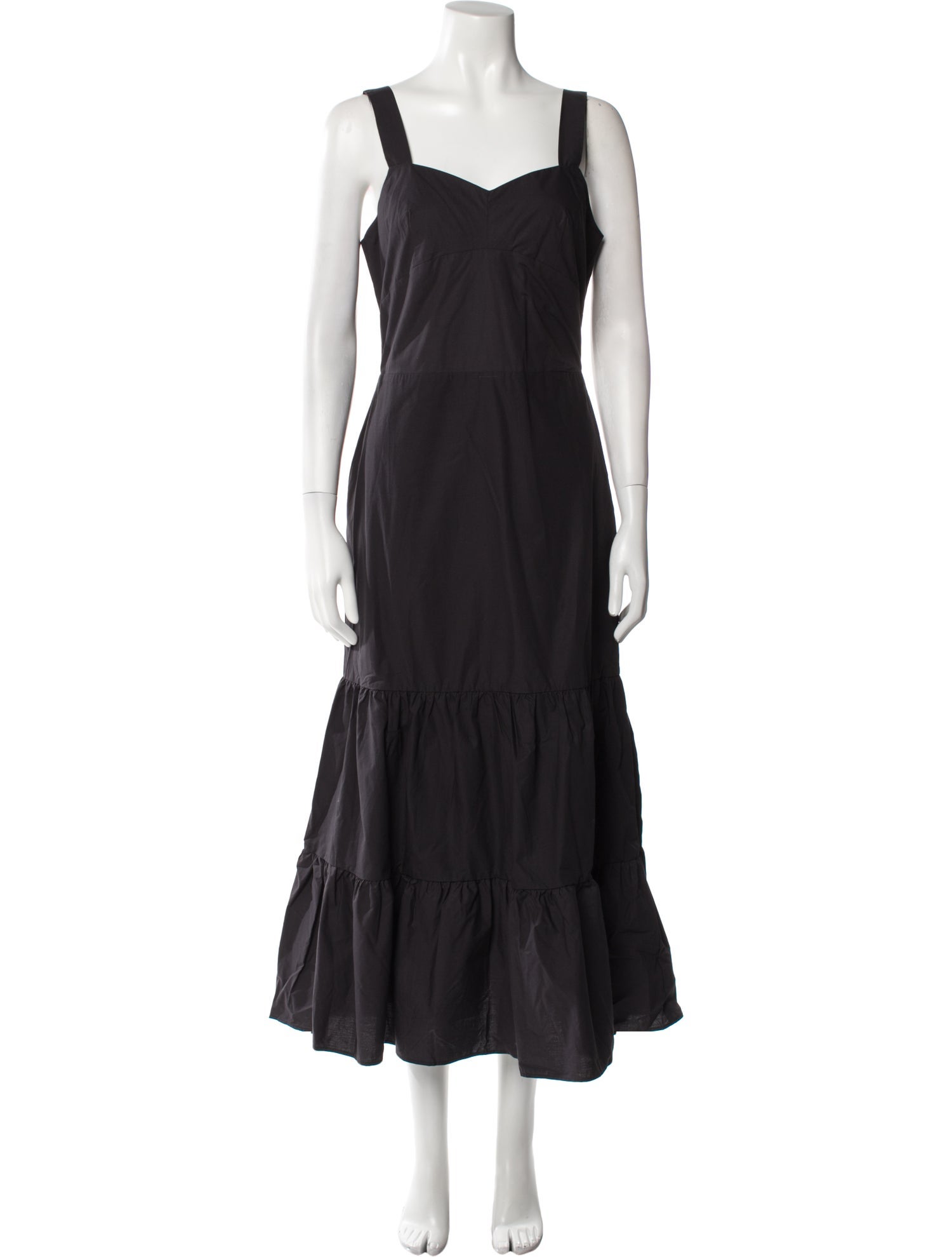 Iris & Ink Square Neckline Long Dress