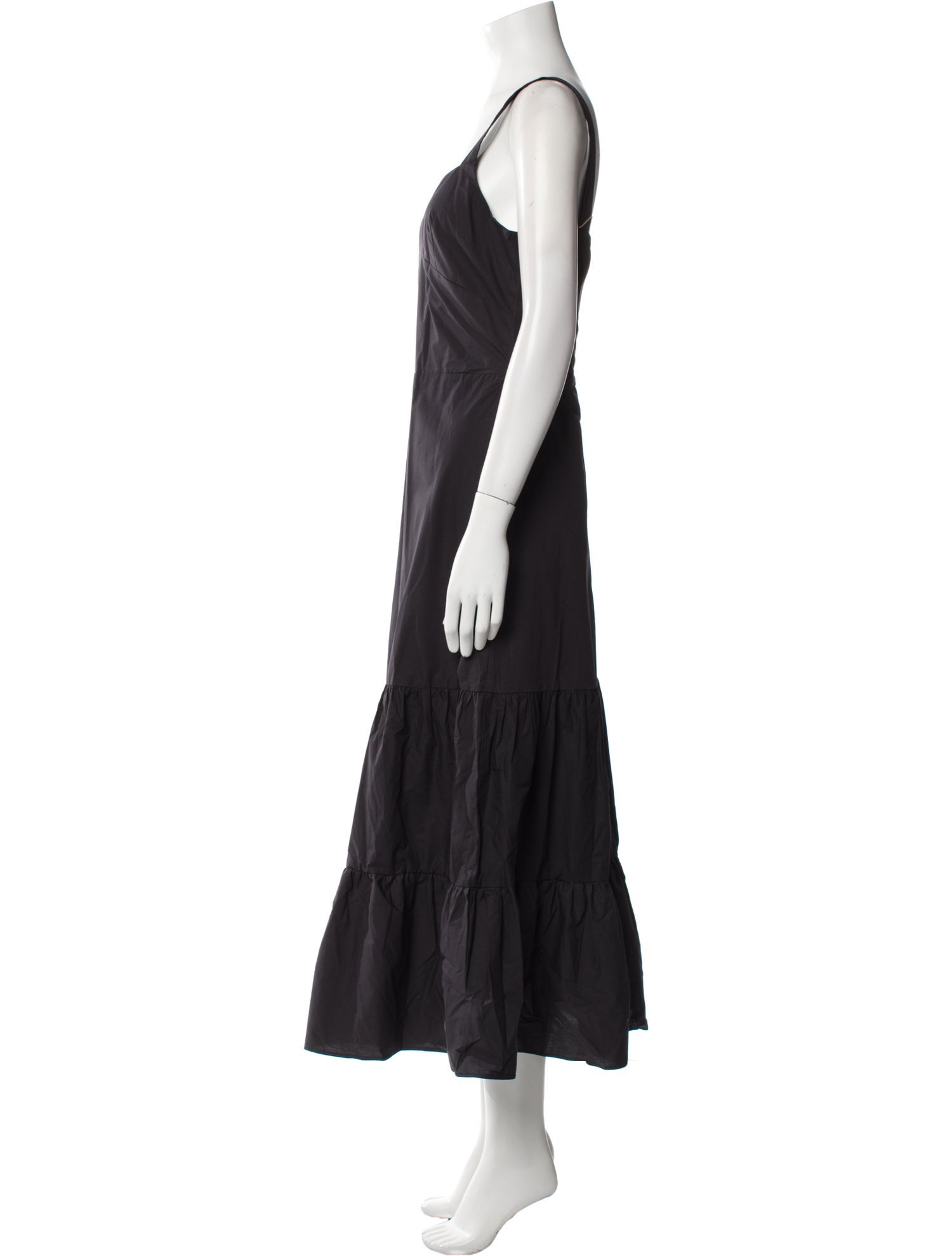 Iris & Ink Square Neckline Long Dress