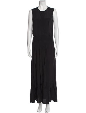 Iris & Ink Dresses Scoop Neck Long Dress Us6, Uk10 | M