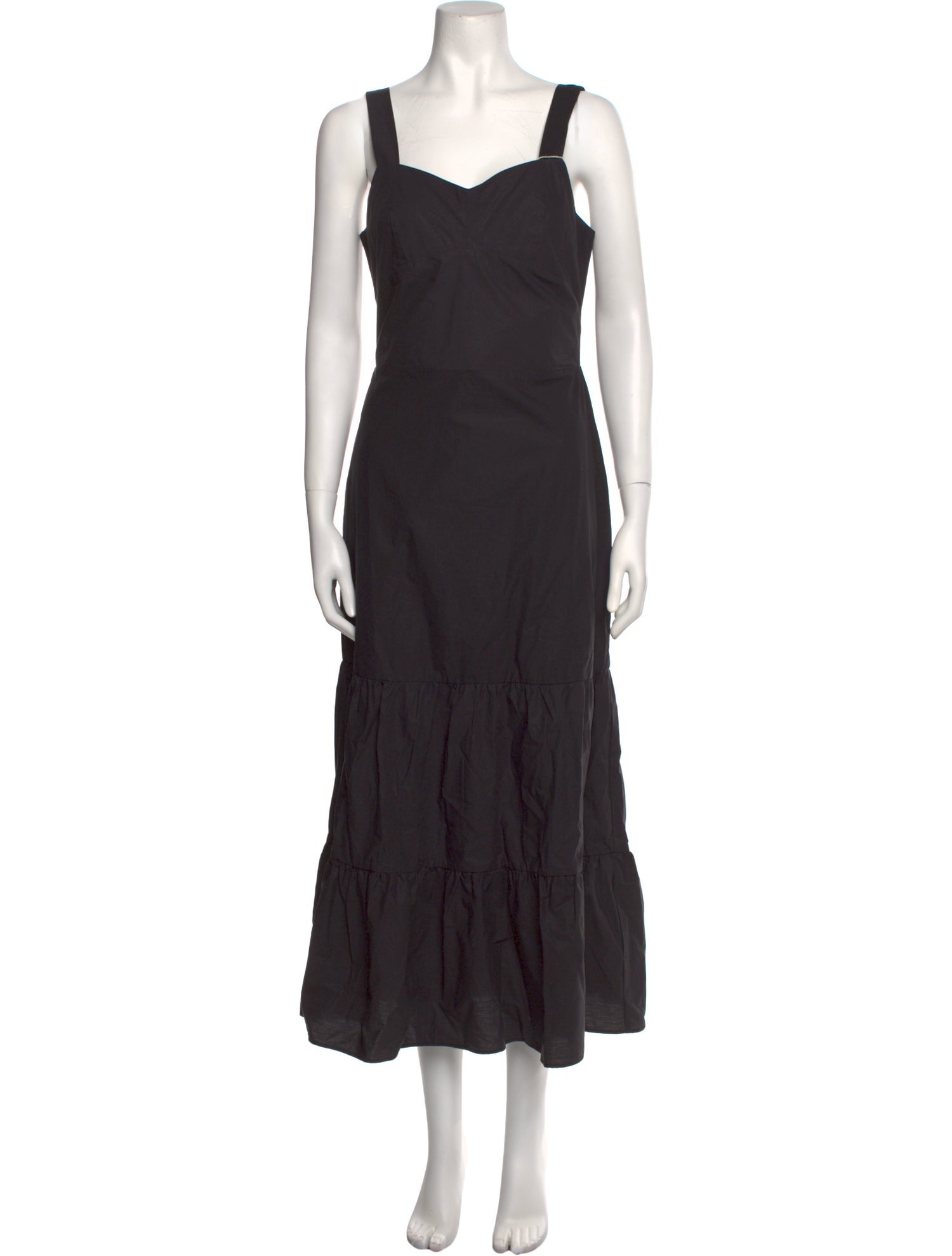 Iris & Ink Square Neckline Long Dress