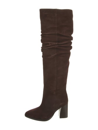 Iris & Ink Suede Slouch Boots