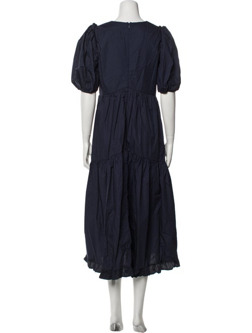 Iris & Ink V-Neck Long Dress