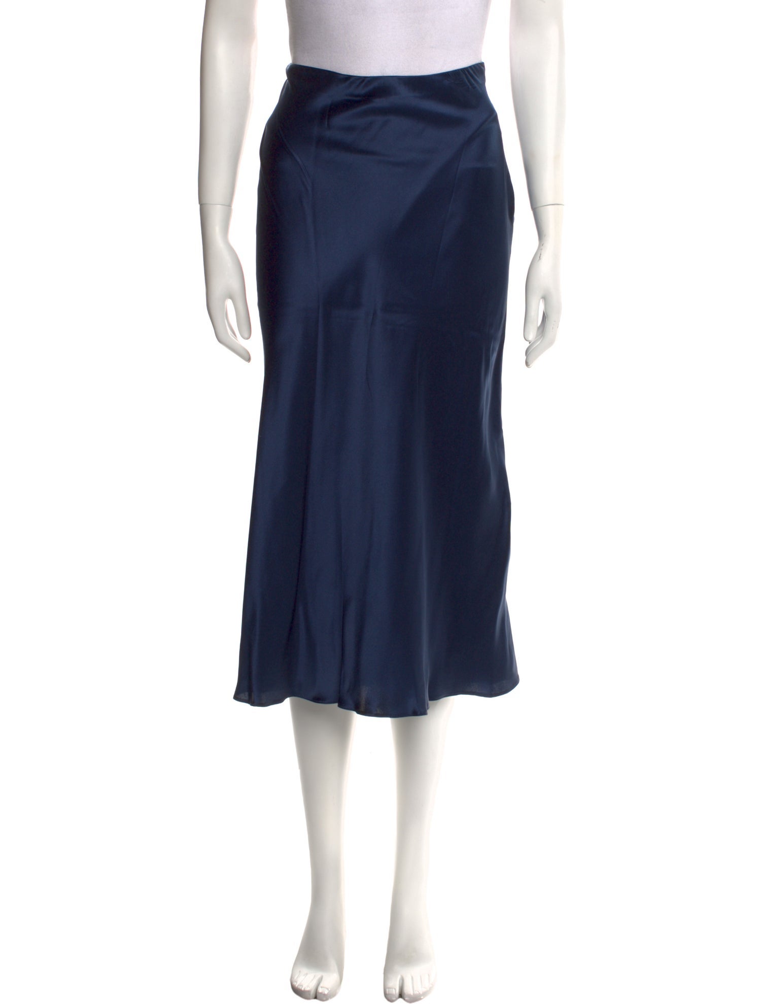 Iris & Ink Silk Midi Length Skirt