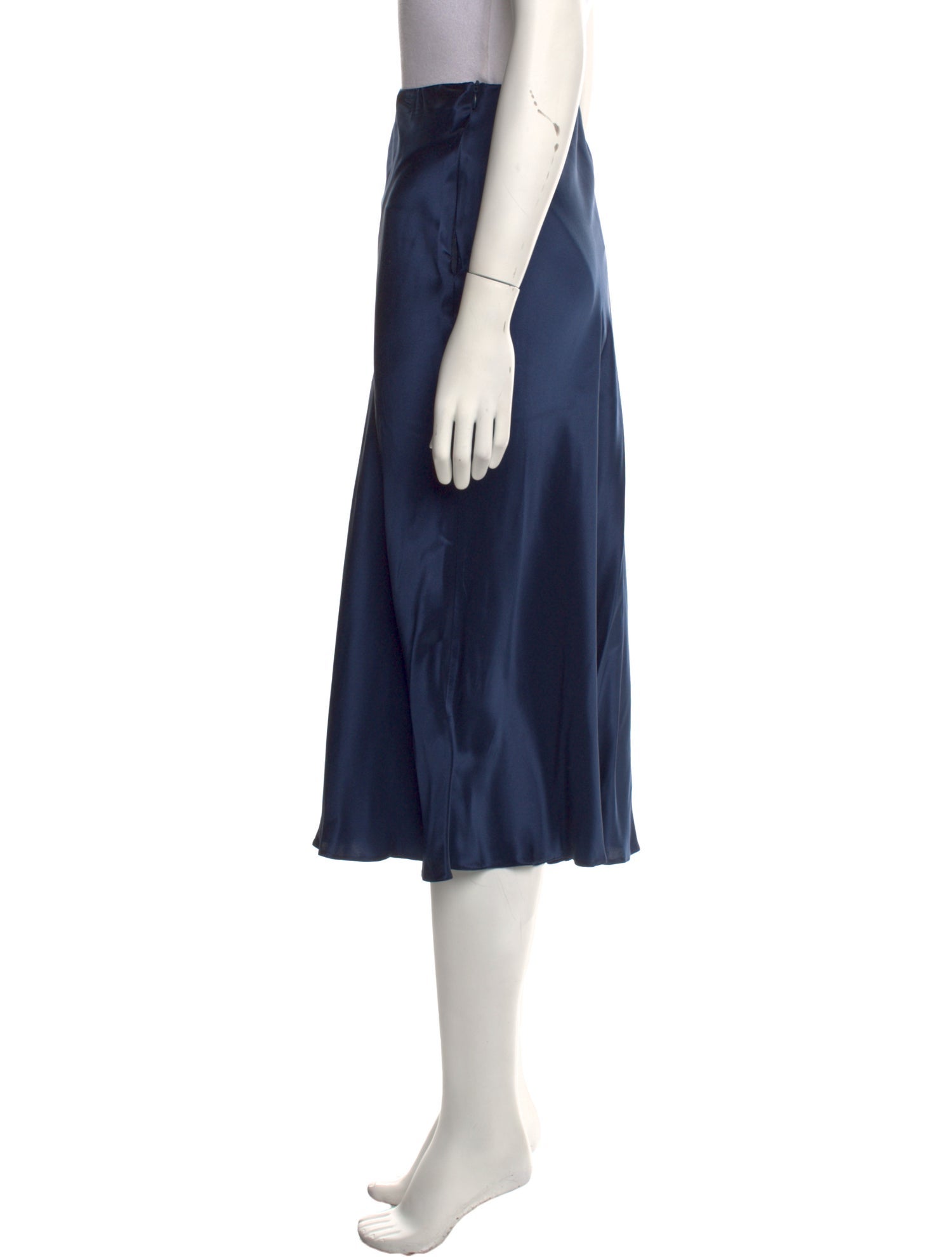 Iris & Ink Silk Midi Length Skirt