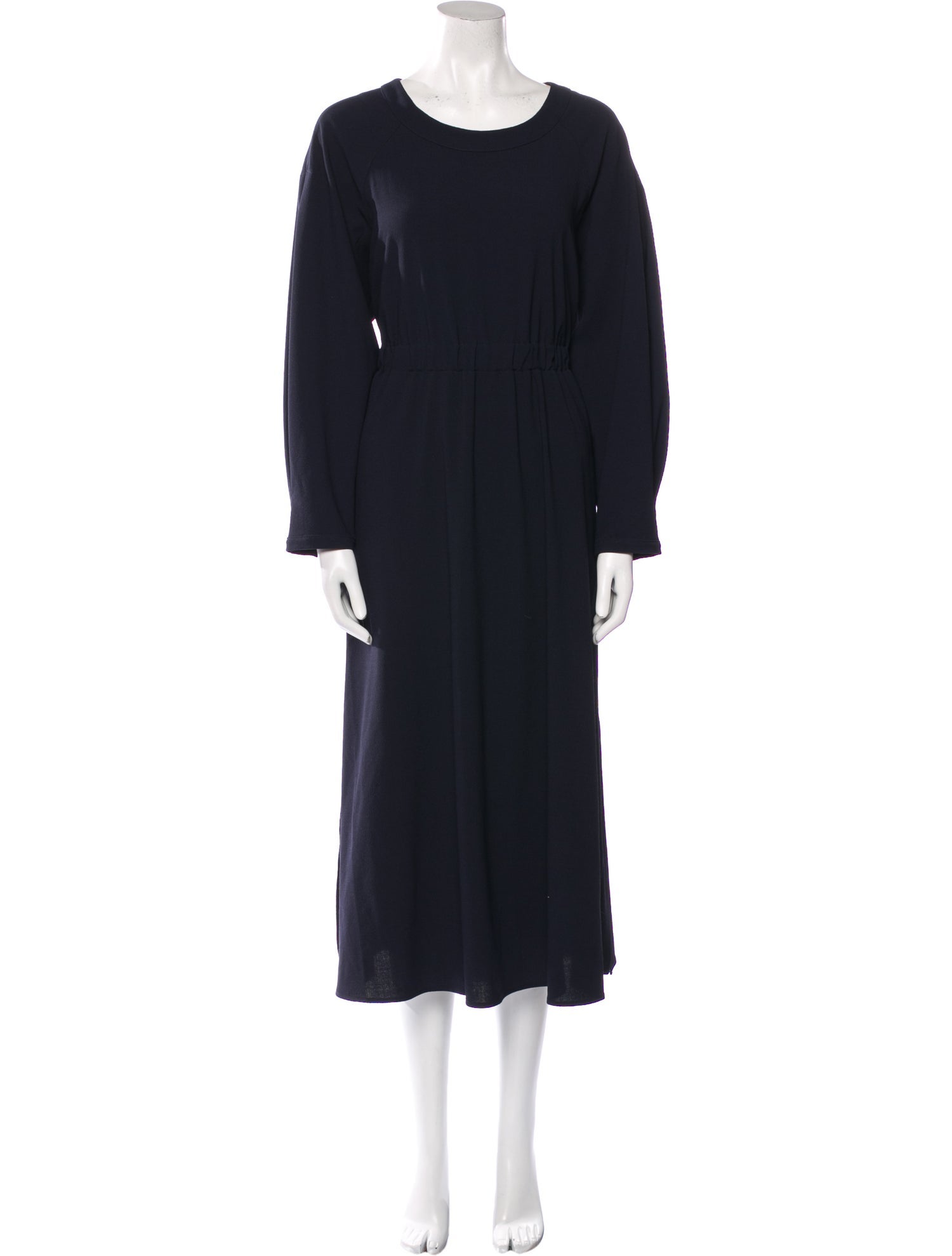 Iris & Ink Scoop Neck Long Dress