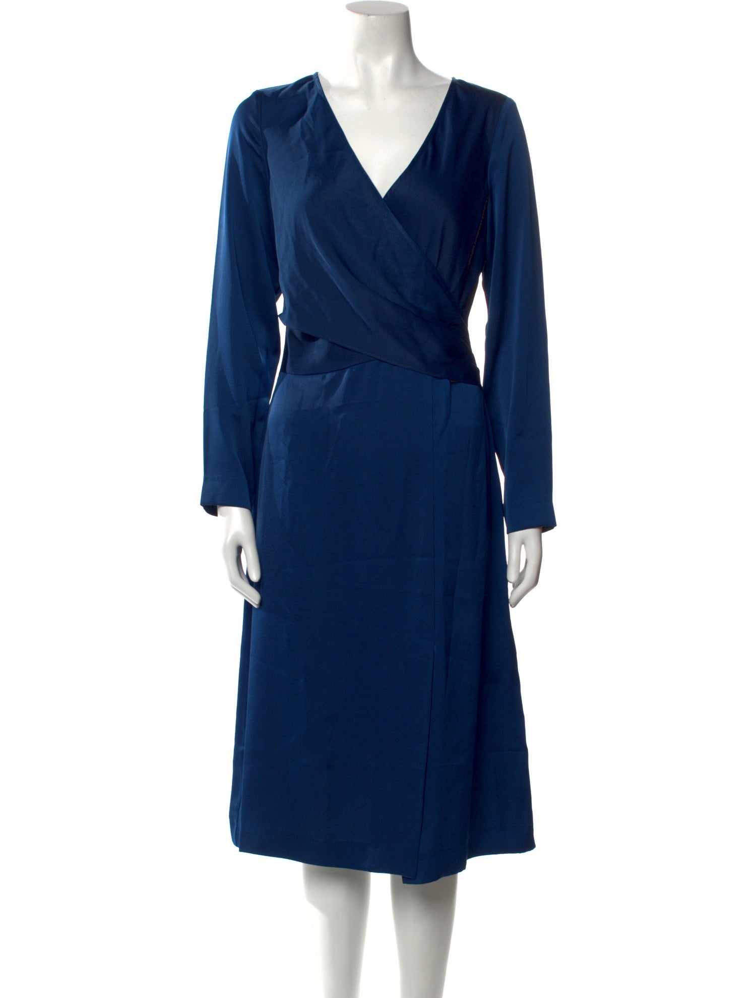 Iris & Ink V-Neck Midi Length Dress