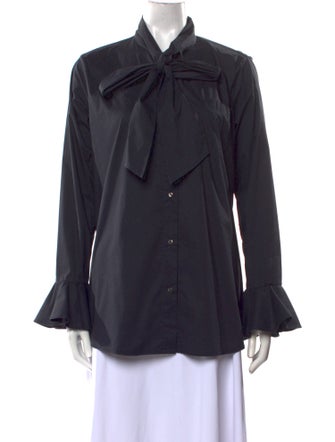 Iris & Ink Long Sleeve Button-Up Top