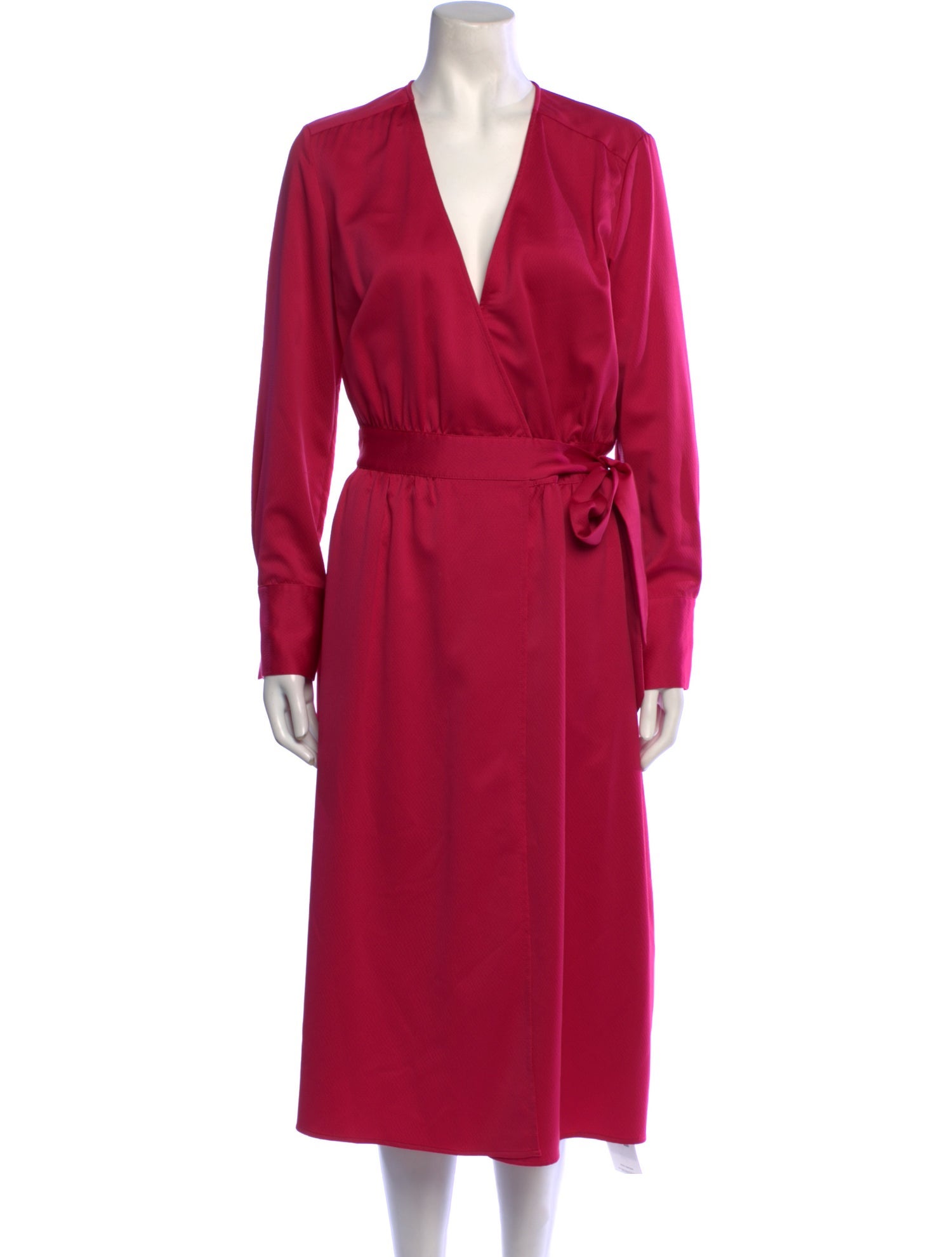 Iris & Ink V-Neck Midi Length Dress