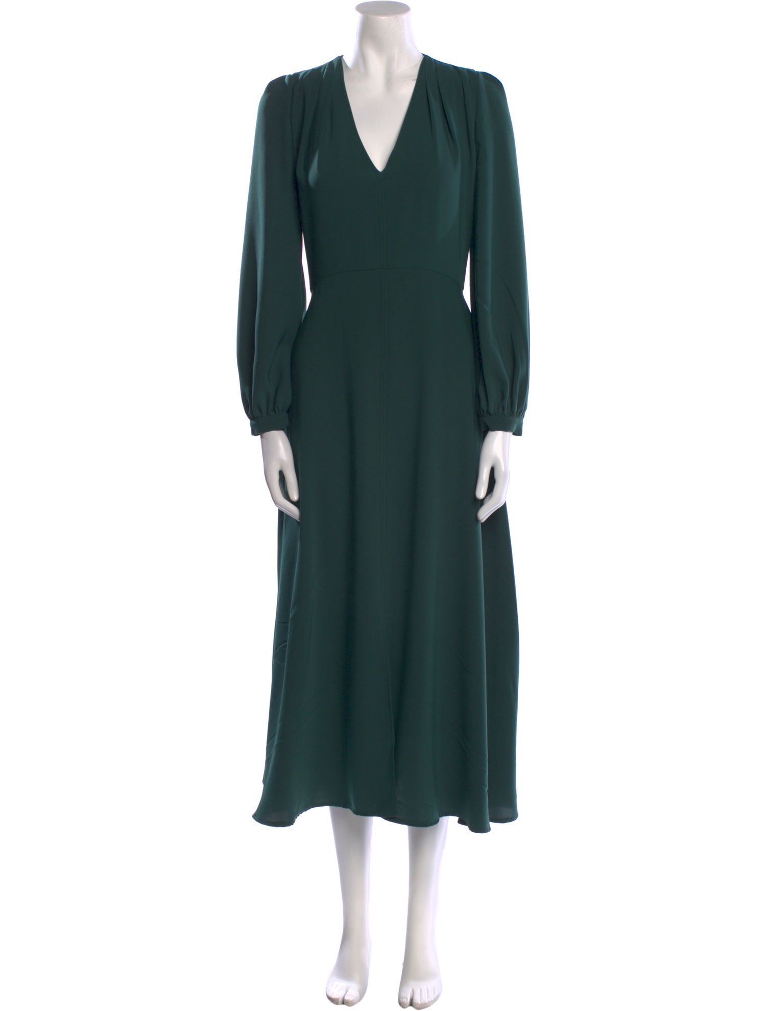 Iris & Ink V-Neck Long Dress