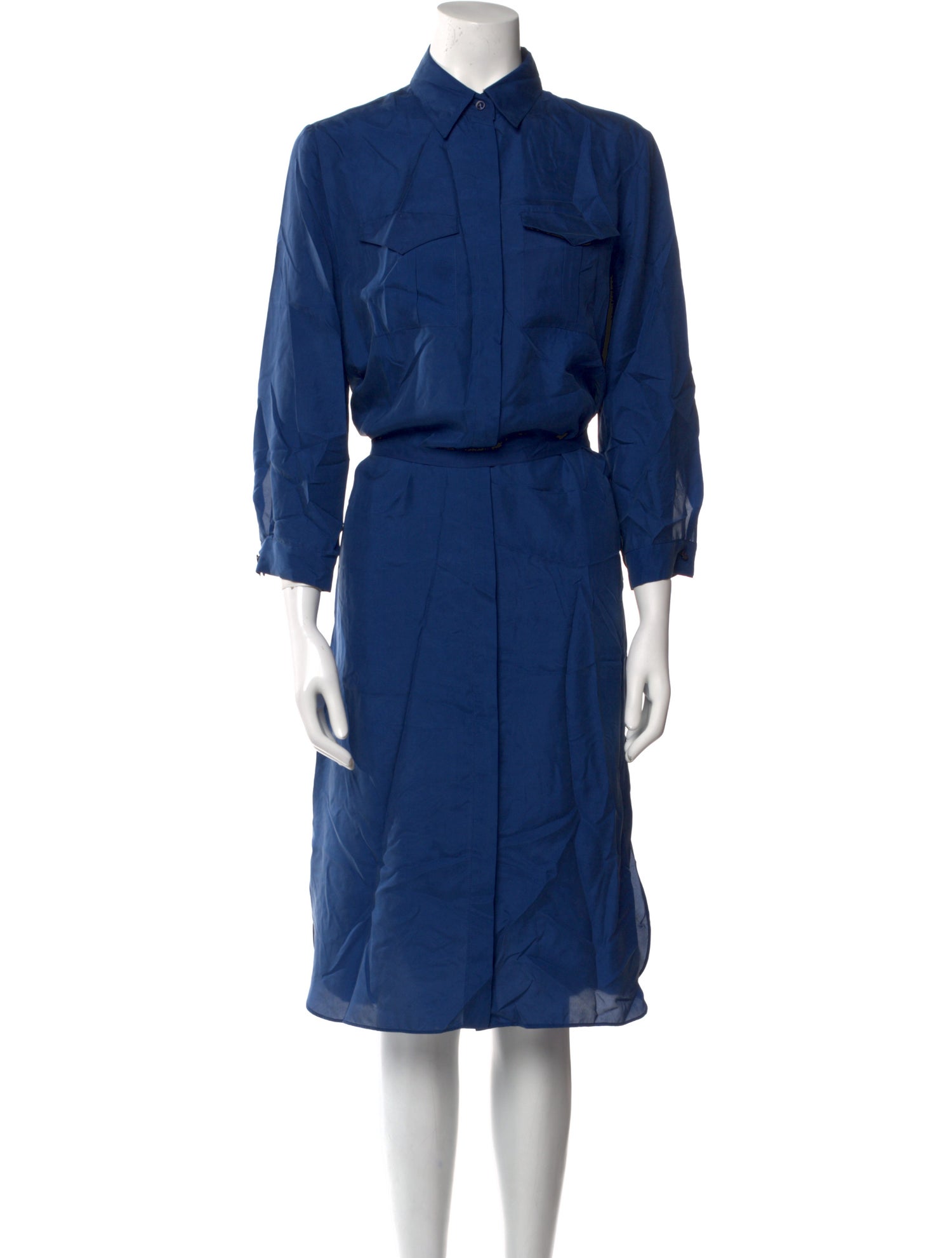 Iris & Ink Silk Midi Length Dress