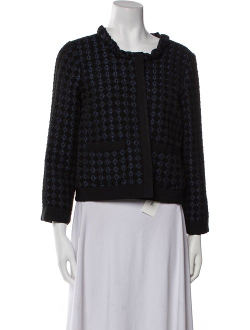 Iris & Ink Tweed Pattern Evening Jacket