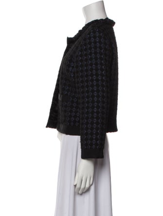 Iris & Ink Tweed Pattern Evening Jacket