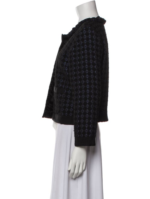 Iris & Ink Tweed Pattern Evening Jacket