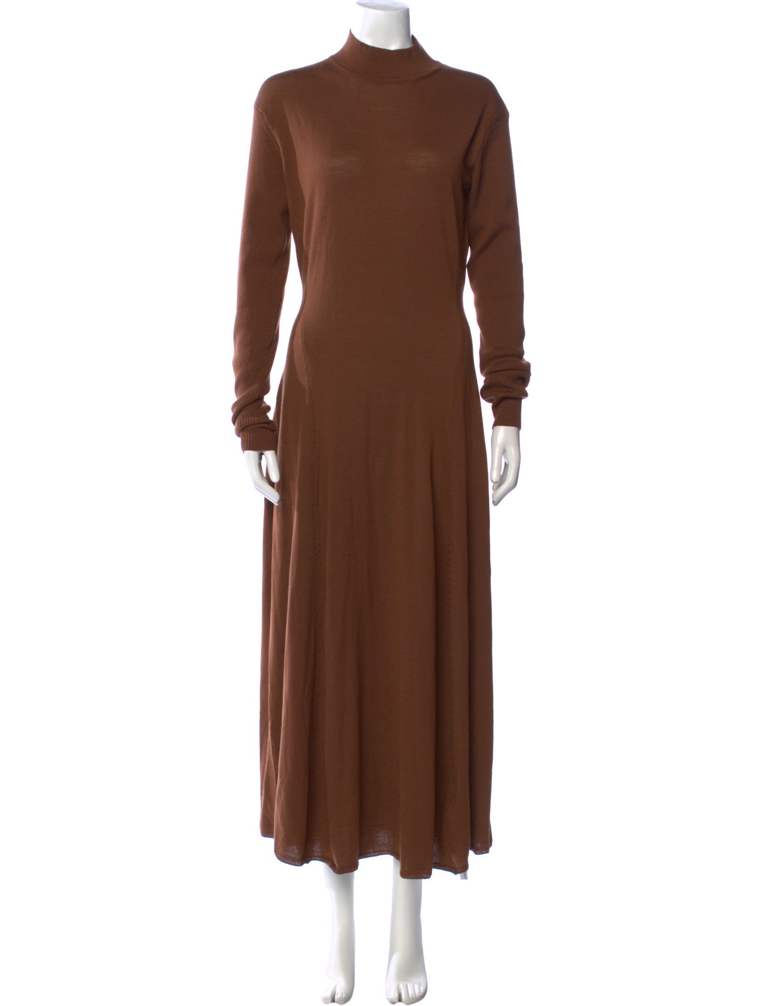 Iris & Ink Merino Wool Midi Length Dress