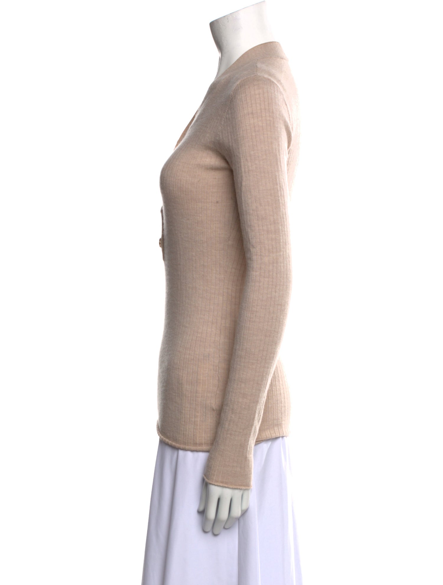 Iris & Ink Wool V-Neck Sweater