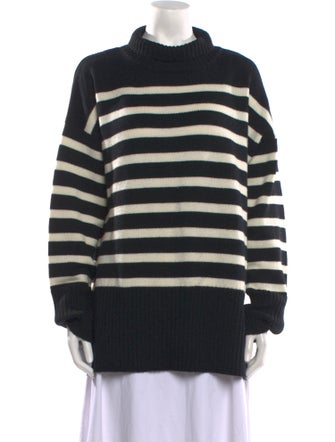 Iris & Ink Merino Wool Striped Sweater